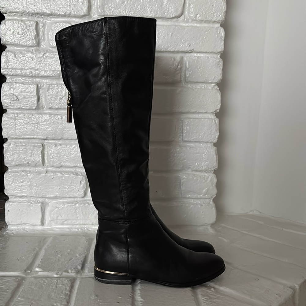 Italian Knee High Leather Boots